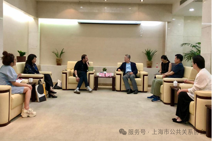 沙海林会长会见法语青年企业家协会驻上海主席马修•施纳德一行
